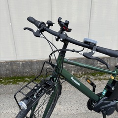 【Panasonic】電動自転車 700×38C（27インチ相当）  4ヶ月間のみ使用　バッテリー良好の画像