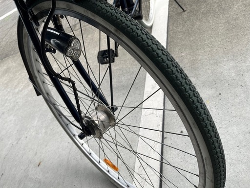 【完売御礼】【大人用】整備済 27型 中古自転車 シティ軽快車 青色 <自転車のオオムラ 静岡店>