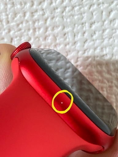 《美品本体＆充電ケーブル》Apple Watch Series 8 45mm color RED