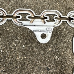 【絶版品】ストリートカンパニー製　チェーン柄ナンバーフレーム（２枚用意可能）の画像