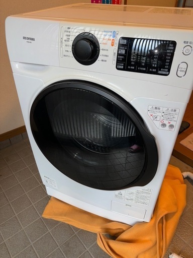 2020年製 ドラム式洗濯機 ジャンク品 アイリスオーヤマ HD81AR-W★8Kg