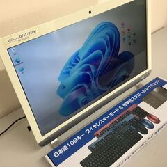 😸【美品】東芝デスクトップPC 『Windows11』SSD512GB 最新office2021付属 管理No4の画像
