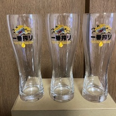 【未使用品】キリン 一番搾り ビールグラス6個セット
