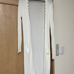 powder sugar ロングカーディガン　ホワイト　Mサイズ