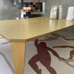 折りたたみローテーブルの画像