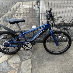 20インチ 自転車 DRIDE ブルー