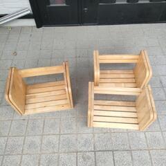 木製ブックスタンド伸縮の画像