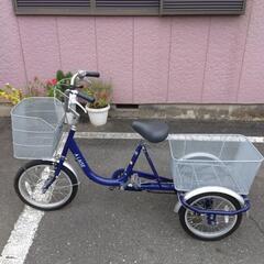 大人用三輪自転車の画像