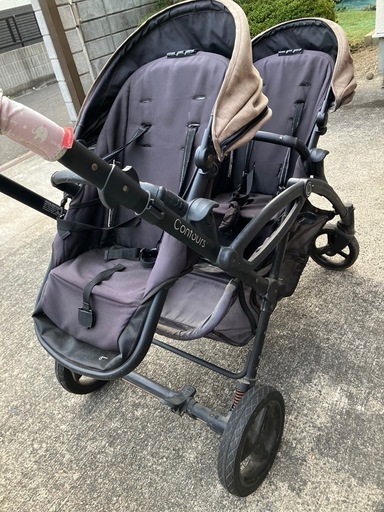 双子用ベビーカー 縦型 Contours