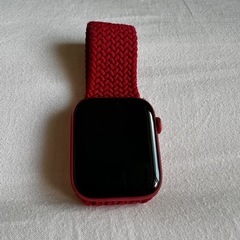 Apple Watch series 6 44mm 
product RED cellular ブライデットソロループの画像
