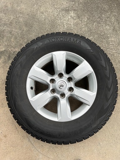 150系 プラド　純正ホイール　スタッドレス 