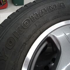 ホイール付きタイヤ 4本セット ENKEI エンケイ RIVAZZA 16×6.5J 5穴 +38 114.3 ヨコハマ ジオランダー 215/70R16 中古 苫小牧西店の画像
