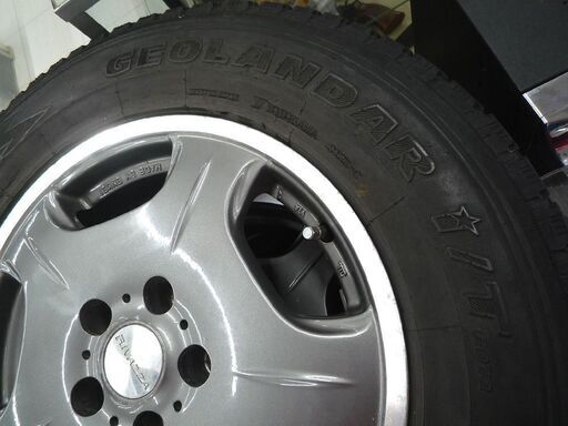 ホイール付きタイヤ 4本セット ENKEI エンケイ RIVAZZA 16×6.5J 5穴 +38 114.3 ヨコハマ ジオランダー 215/70R16 中古 苫小牧西店