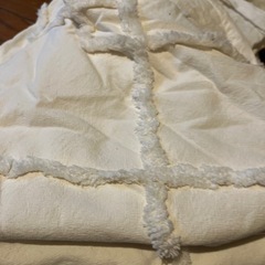 ニトリ　掛け布団カバー　220 × 210センチ、綿100%　所々にシミありますの画像