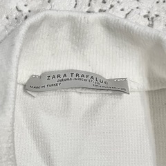 【美品】ZARAザラ 半袖トップス ホワイトの画像