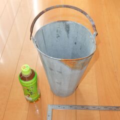 ブリキ 中古 花桶 フラワーバケツ ばけつ シャビーシック レト...