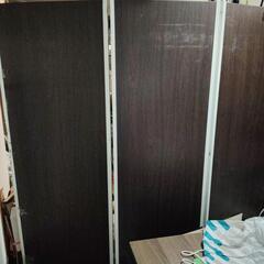 ３連 木製パーテーション！可動式！月曜日まで！ 