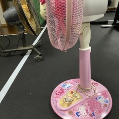ハローキティ　扇風機の画像