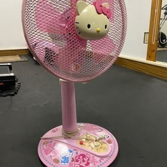 ハローキティ　扇風機の画像