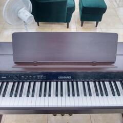 ★ジモティ割あり★  電子ピアノ ダークブラウン H84×D42×W137 クリーニング済み OJ6388の画像