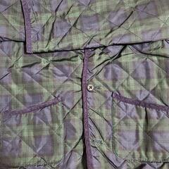 ✨お値下げ‼️無印良品 グリーンチェック アウター 130の画像