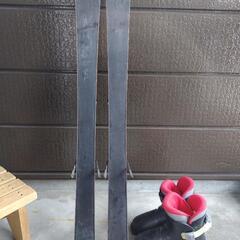 スキー、ブーツセット　小学生低学年の画像