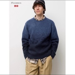 ユニクロ　jwanderson ニット　68ブルー