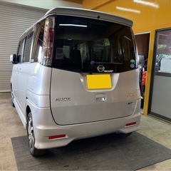 車検2年付  即乗りH25 ルークス　ハイウェイスター 8万キロ　　アイドリングストップ　クリーニング済み　パレットOEMの画像