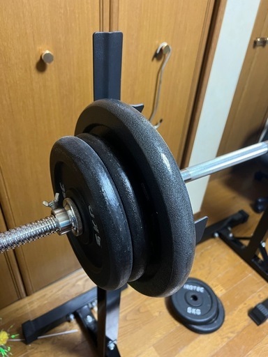 トレーニングバー　ウェイト　バースタンド