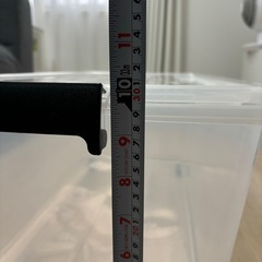 収納ケース（天板一部にに割れ有り）の画像