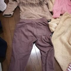 冬　部屋着　パジャマ　セットの画像