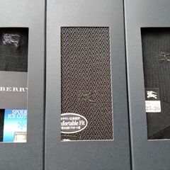 バーバリー　靴下　３足セット　箱入り　未使用品の画像