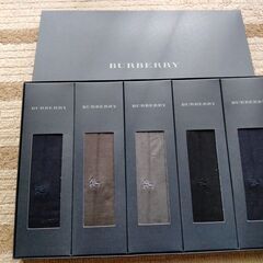 バーバリー　靴下　５足セット　箱入り　未使用品