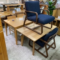 【愛品館 江戸川店 】無印チェア 
ダイニング テーブル3点セット MUJI（無印良品）の画像