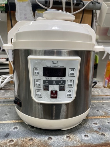 値下げしました。【Ｄ\u0026Ｓ】【圧力鍋】6ヶ月保証　2018年製　管理番号12710