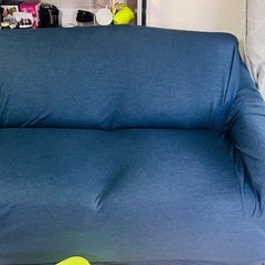 ソファ＋ガラステーブル