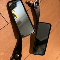 タナックス　ナポレオン　スクエアミラーバイクミラー　　