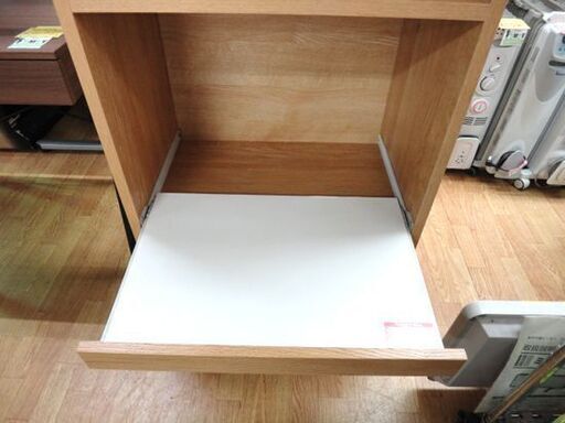 スリムレンジボード ブラウン 幅58.5㎝ 食器棚 キッチンボード 西岡店