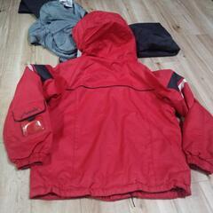 中古 スキー、スノーウエア 130 洗濯・撥水加工済の画像