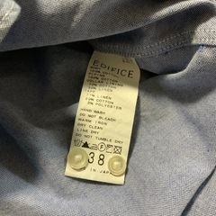 エディフィス　半袖シャツ　サイズ38(M) の画像