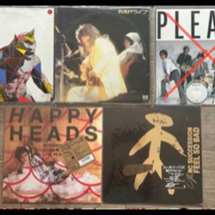 RCサクセション、古井戸、LPレコード　５枚セット