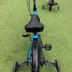 幼児用補助輪付き自転車14インチの画像
