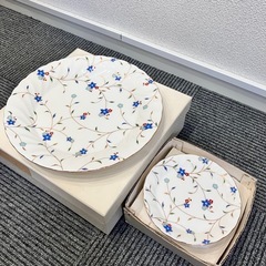 新品未使用　洋食器　大皿　小皿セット　櫻山
