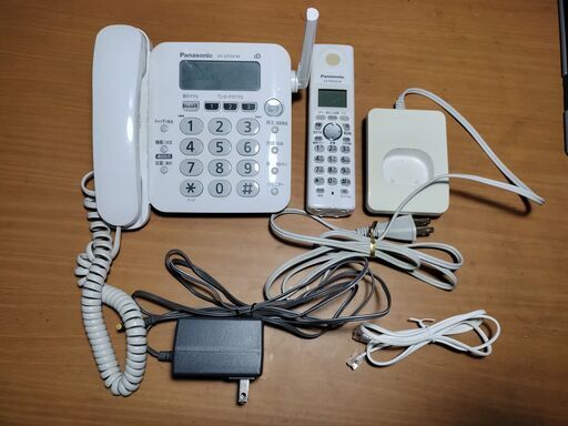 Panasonic 電話機 VE-GP24-W 子機1台付き