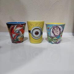 中古品 メラミンカップ3点セット