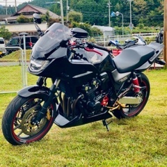 【交換・下取可】　ホンダ　CB 400 SB スーパーボルドール‼️ 現行型 NC42 最終2014モデル✨　最後の400cc4発VTEC‼️ ABS付いてます💨　豪華‼️ETC2.0/スポーツグリップヒーター/シガーソケット純正装備👀　その他オプション/カスタム多数‼️ 車検R7年10月✨　綺麗です　この機会に格安にて‼️の画像