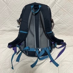 AIGLE カバー付き　バックパック 黒 ナイロンの画像