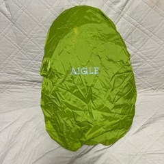 AIGLE カバー付き　バックパック 黒 ナイロンの画像