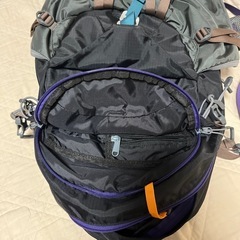 AIGLE カバー付き　バックパック 黒 ナイロンの画像