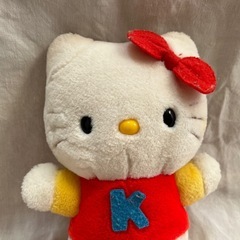 サンリオ　キティー　ぬいぐるみ　レトロの画像